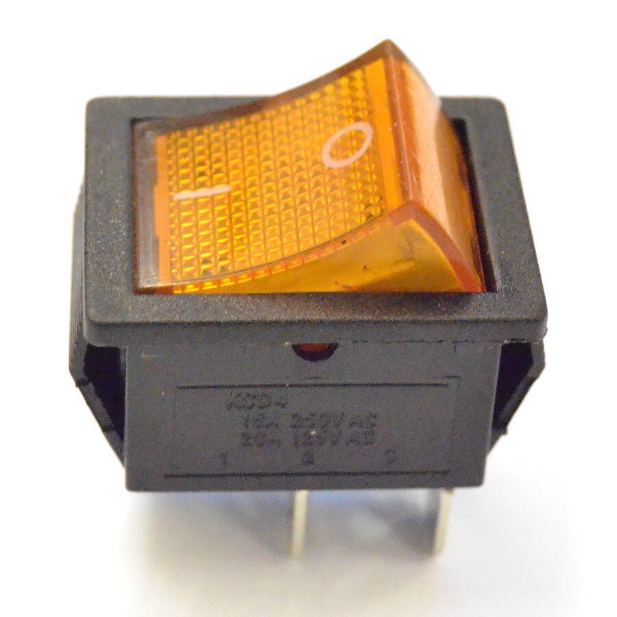 Mikroschalter Micro Switch Mikro Taster KCD4 Wechsel Schalter 4 polig GELB