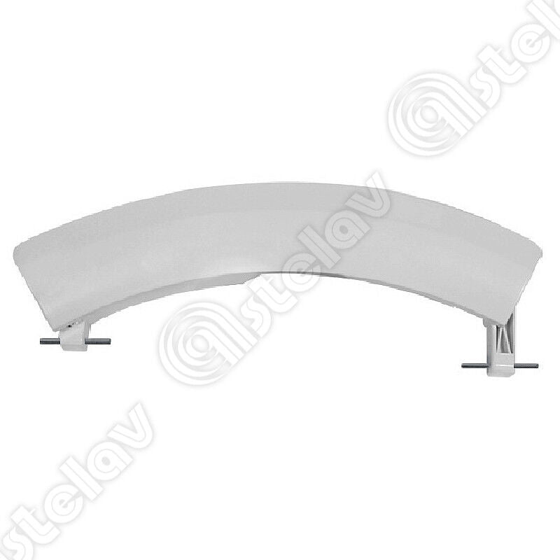 Türgriff weiß/silber Griff passend für Waschmaschine Bosch Siemens (751790)