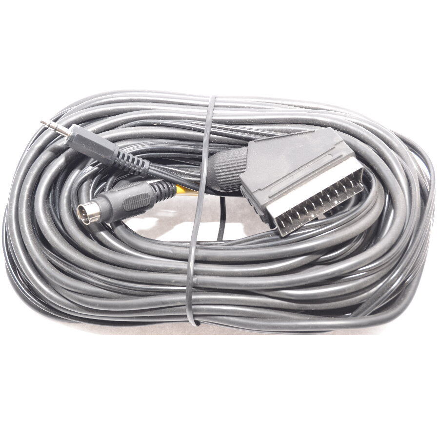 S-VHS4 Pool Kabel - Scart kabel - 3.5 Audio kabel - 10m