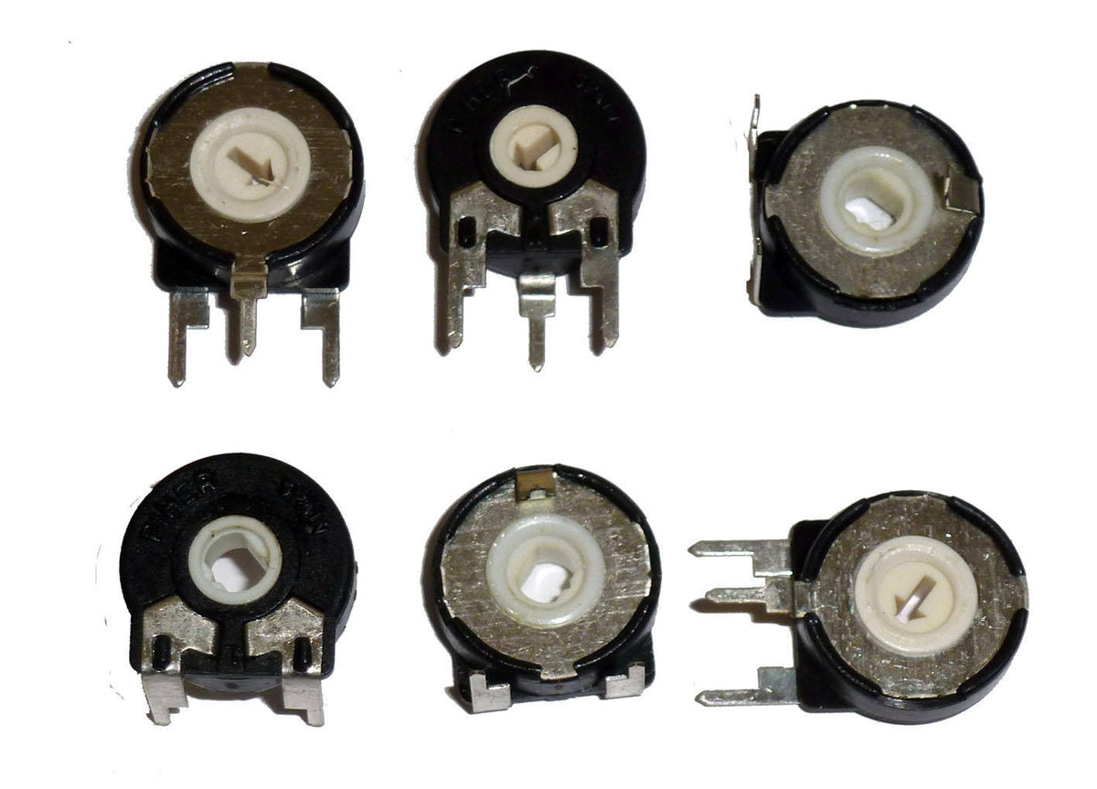 5 Stück Trimmer Widerstand 5 KOhm 0.25W stehend Poti