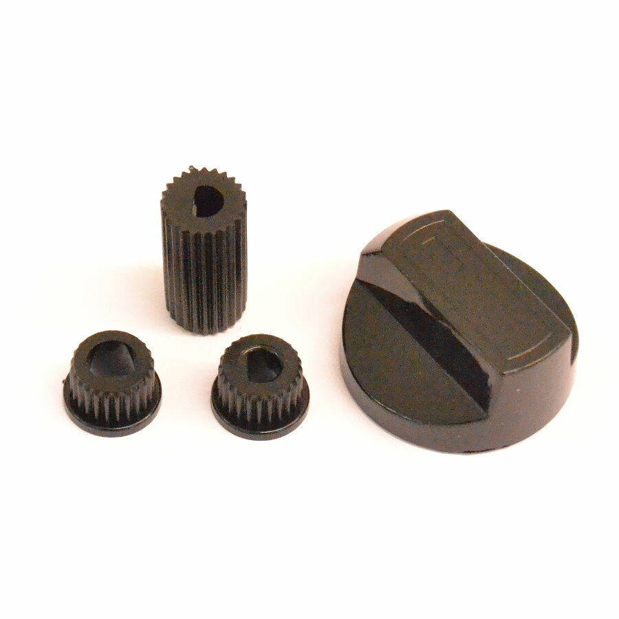 Knebel Knöpfe Drehgriff Universal - Herd Backofen Knebel Schalter Knopf schwarz