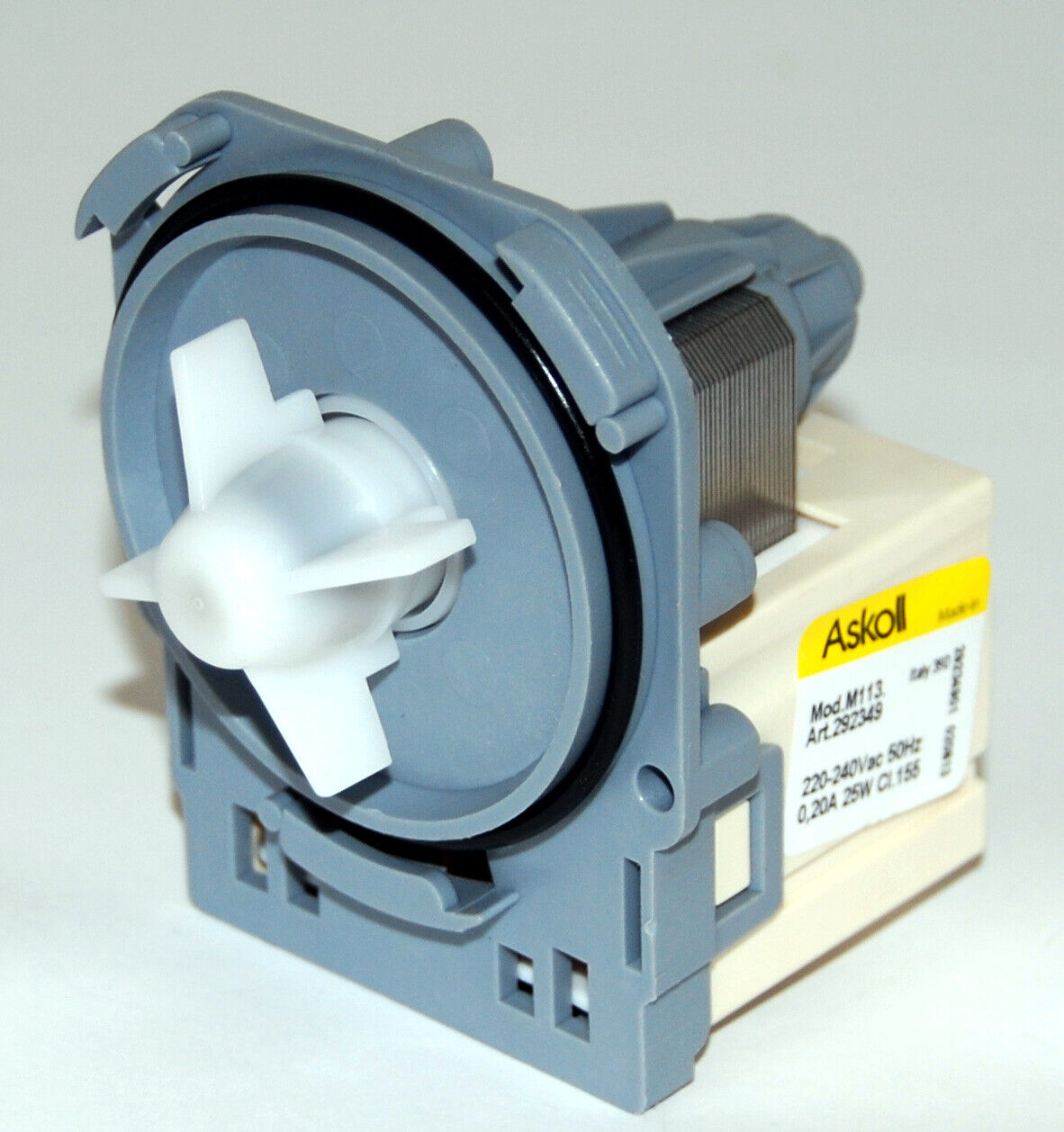 Ablaufpumpe  Magnetpumpe für AEG / Privileg ASKOLL ORIGINAL 25W Type 292349