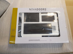 Novadoors Glasdrehtürbeschlag-Set  Nova SKS 61 Schwarz