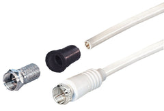 DIGITAL Mini Sat TV Koaxkabel 5mm 50m 2 fach gesch Full HD Koaxialkabel