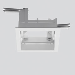 Artemide Einbaugehäuse für 1 Optikeinheit - mit Rahmen - 103x103 - Weiß