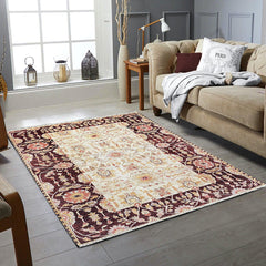Orientteppich Wohnzimmerteppich Orientalisches Design kurzflor waschbar