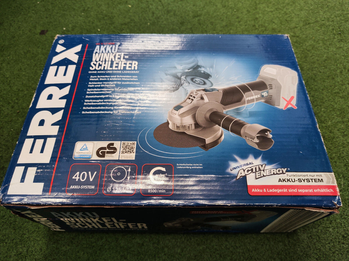 40V Li-Ion Akku Winkelschleifer Trennschleifer ø125mm ohne Akku & Ladegerät NEU!