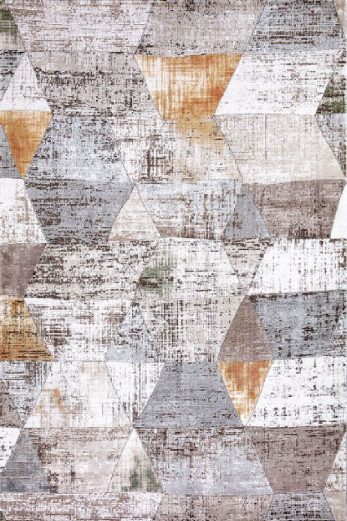 Moderner Teppich Wohnzimmerteppich Gemustert Flachflor Waschbar