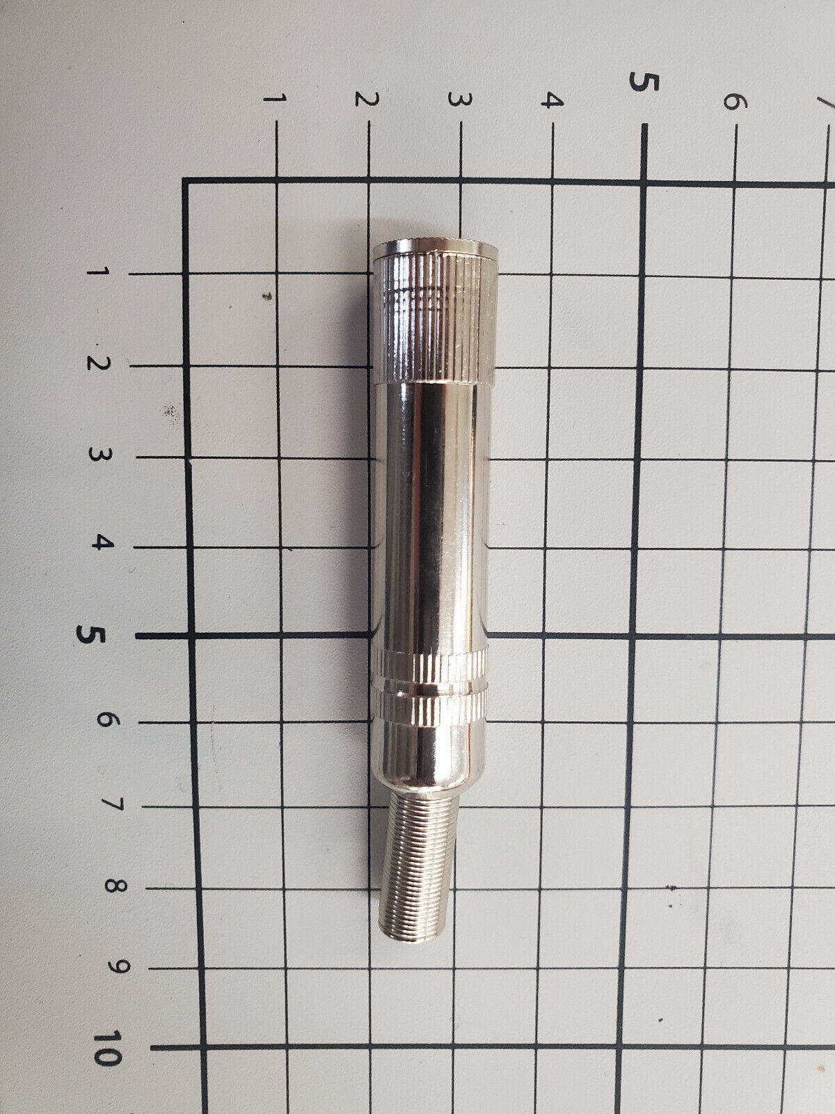 Klinken kupplung buchse Stereo 6.3mm Metall silber zum löten