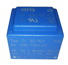 Print Trafo 230V 50/60Hz 6V 2VA  BV 030-7304.0S