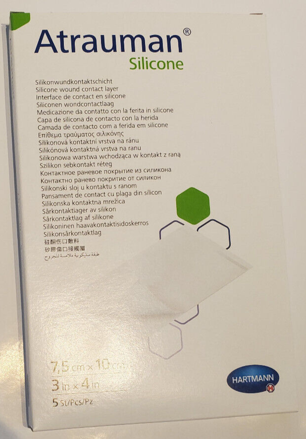 Hartmann Atrauman Silicone 7.5 x 10cm 5st