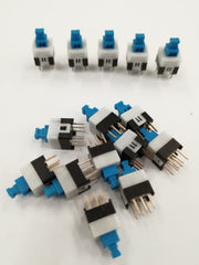 5 x Mikroschalter Einrastfunktion 8.5*8.5*14mm 3-Pin Druckschalter Mini-Schalter