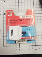 hama Telefon-Adapter TAE-F-Stecker auf NFN-Buchsen