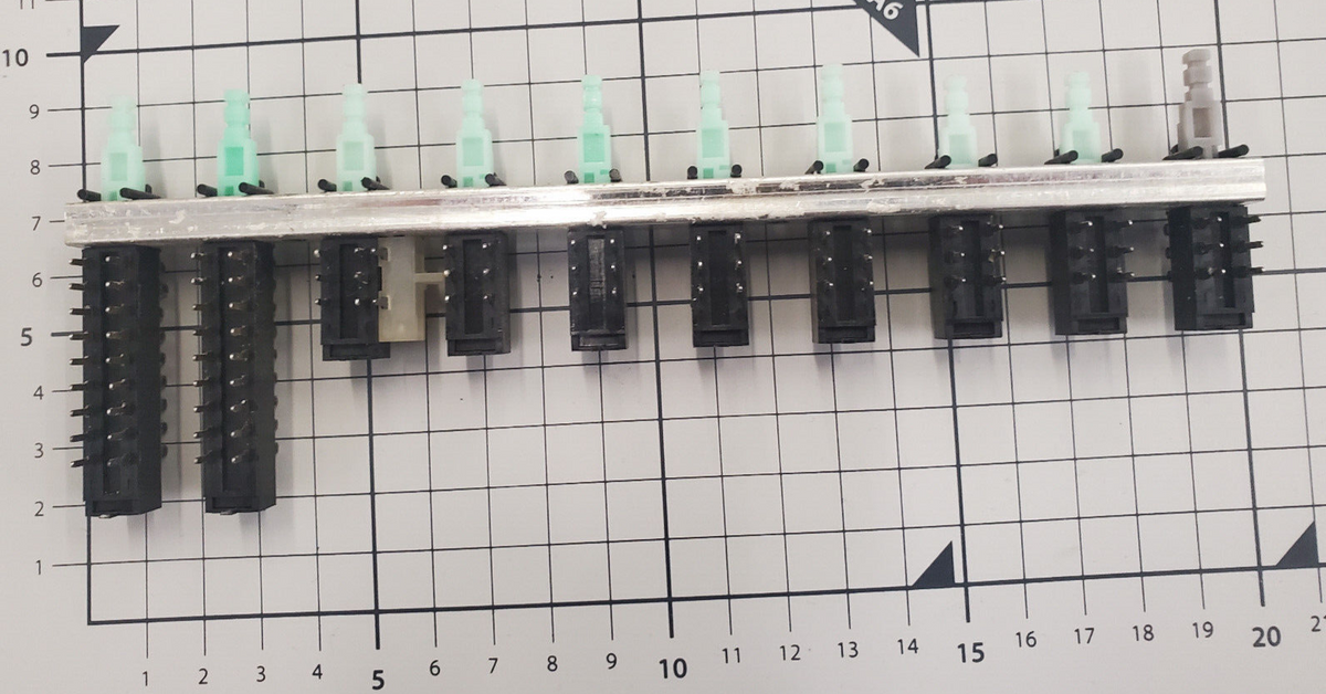 Tastenaggregate Tastenleiste Schalterleiste Umschaltleiste Drucktasten Neu