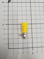 Bananen Buchse gelb  Laborbuchse Einbaubuchse mit Lötfahne