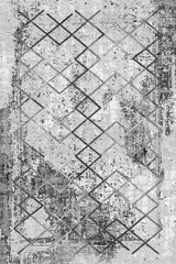 Moderner Teppich Gestreift Vintage Look Wohnzimmerteppich