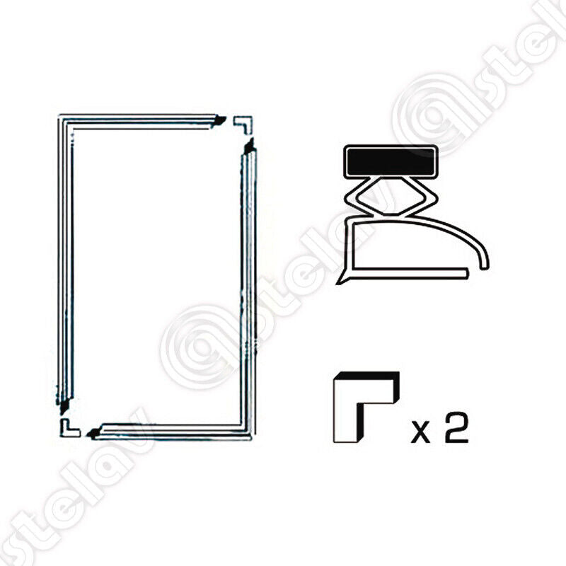 NEU Kühlschrank zum Selbstanfertigen Türdichtung Dichtung 2000x1000mm UNIVERSAL