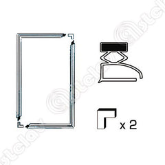 NEU Kühlschrank zum Selbstanfertigen Türdichtung Dichtung 2000x1000mm UNIVERSAL