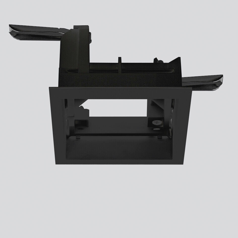 Artemide Einbaugehäuse für 2 Optikeinheit - mit Rahmen - 103x186 - Schwarz